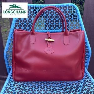 ⚜️ Longchamp Reed Red Tote⚜️